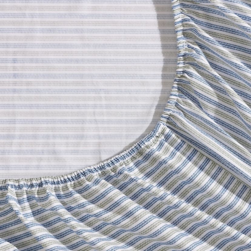Ticking Stripe 100% Cotton Sheet Set
