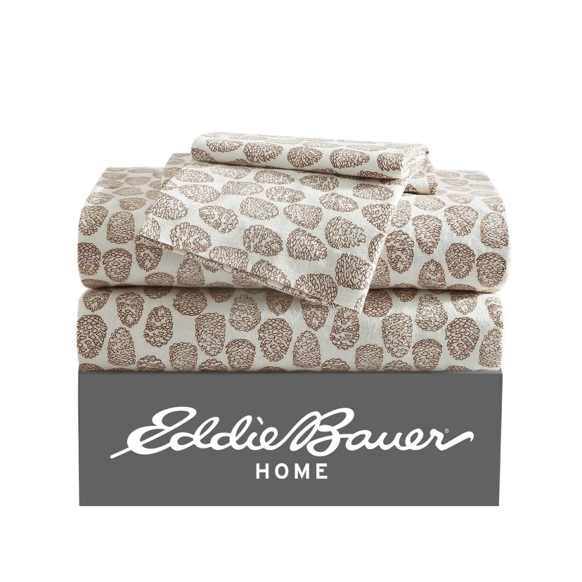 Little Creek Pine Cone 100% Cotton Sheet Set