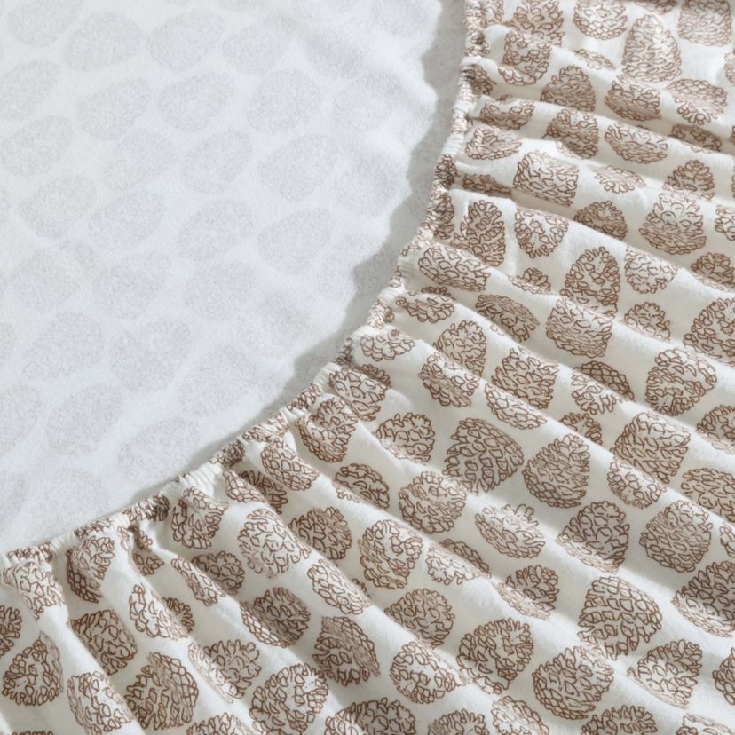 Little Creek Pine Cone 100% Cotton Sheet Set