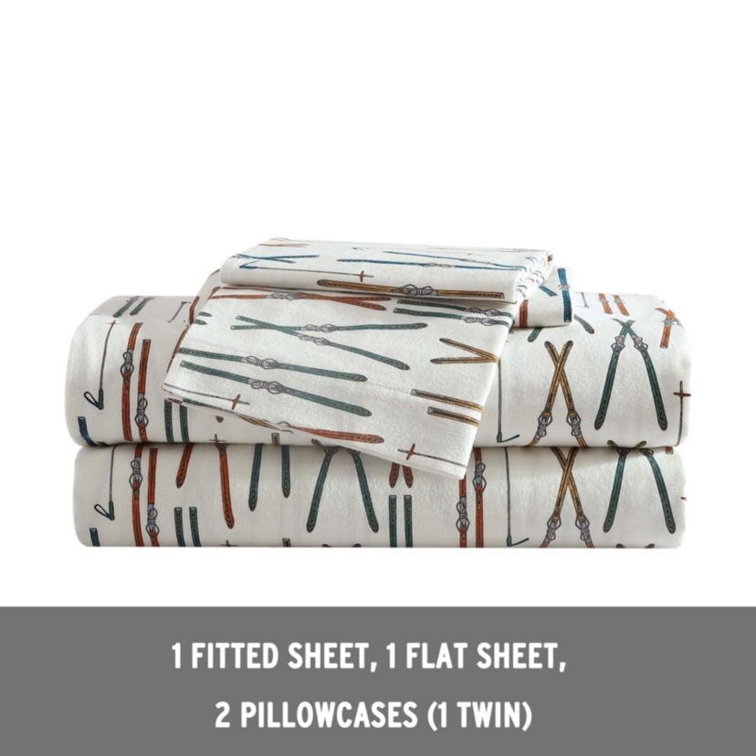 Ski Line 100% Cotton Sheet Set