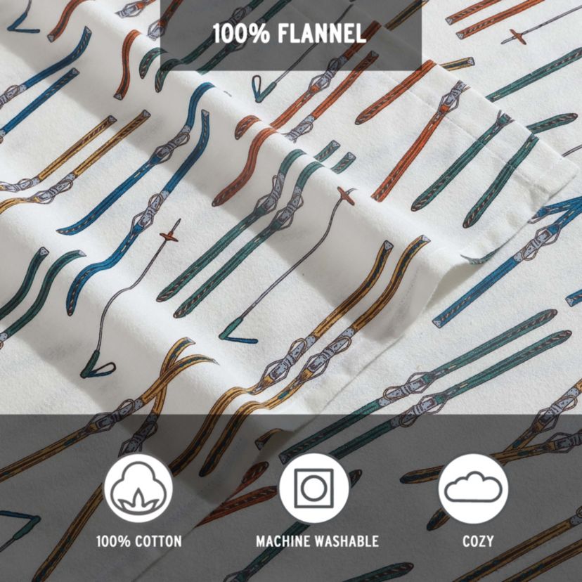 Ski Line 100% Cotton Sheet Set