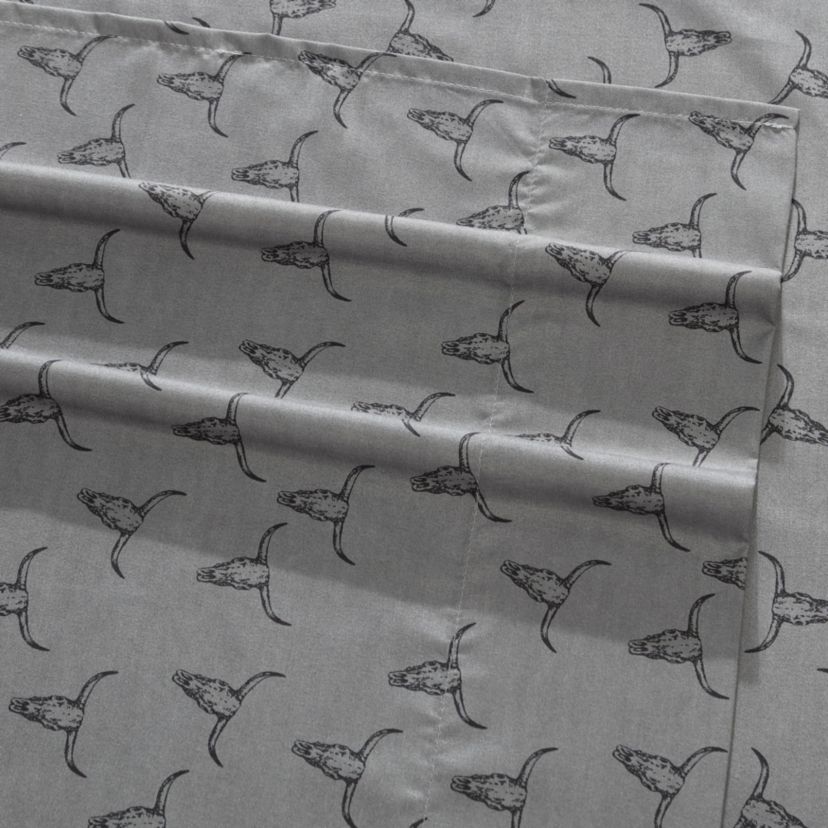 Steer Skulls Microfiber Sheet Set