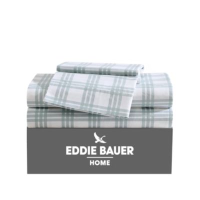 Eddie Bauer Basic Plaid 100% Cotton Sheet Set
