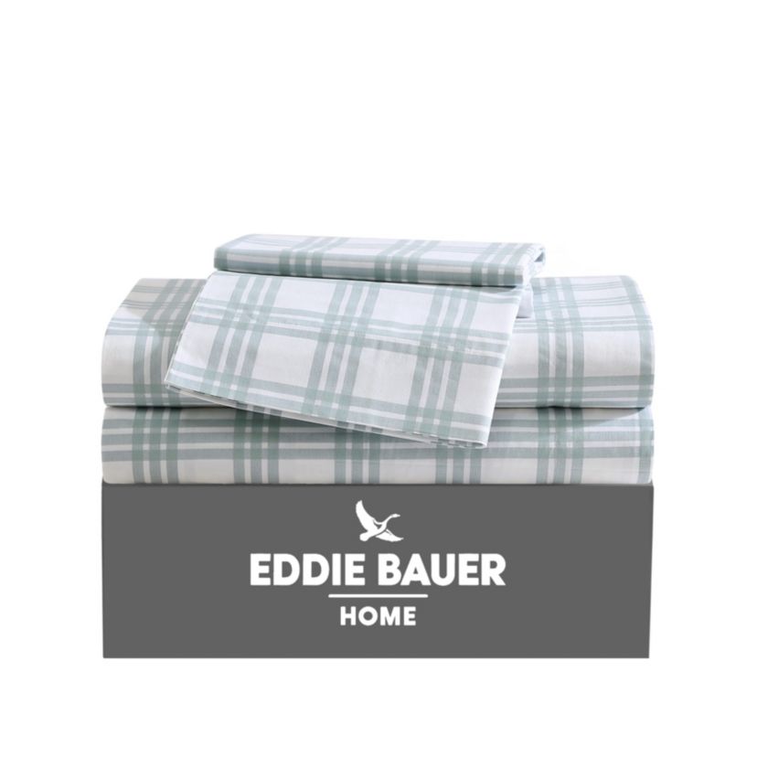 Basic Plaid 100% Cotton Sheet Set