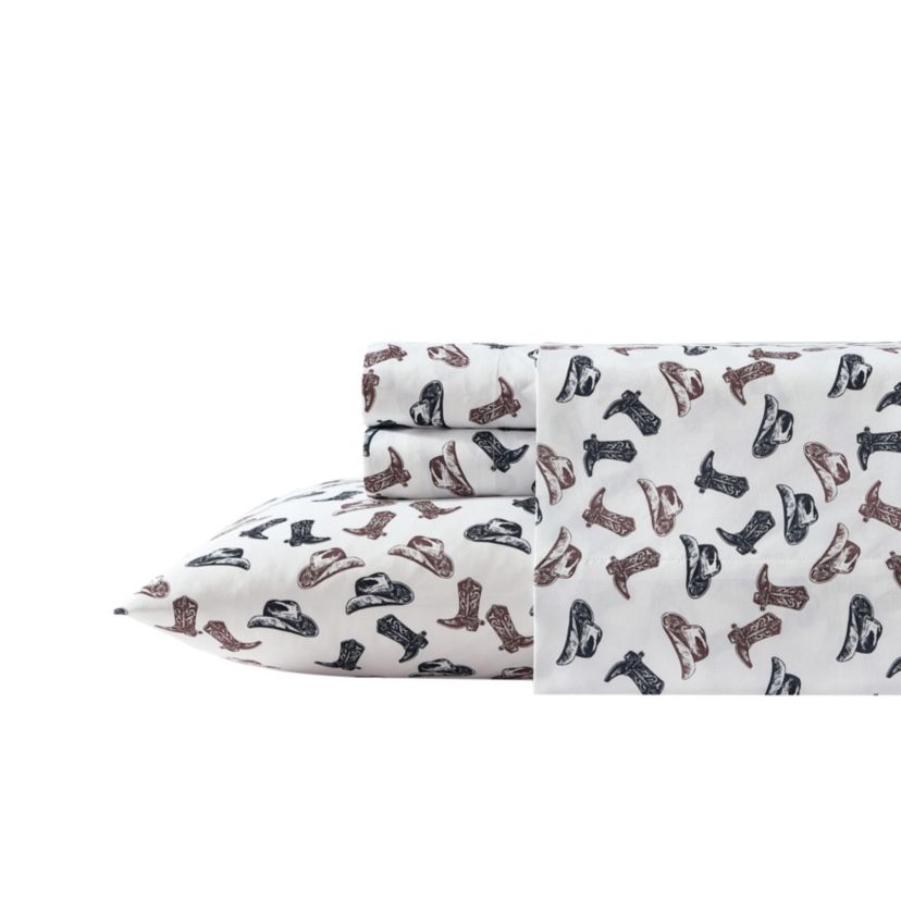 Boots N Hats Microfiber Sheet Set