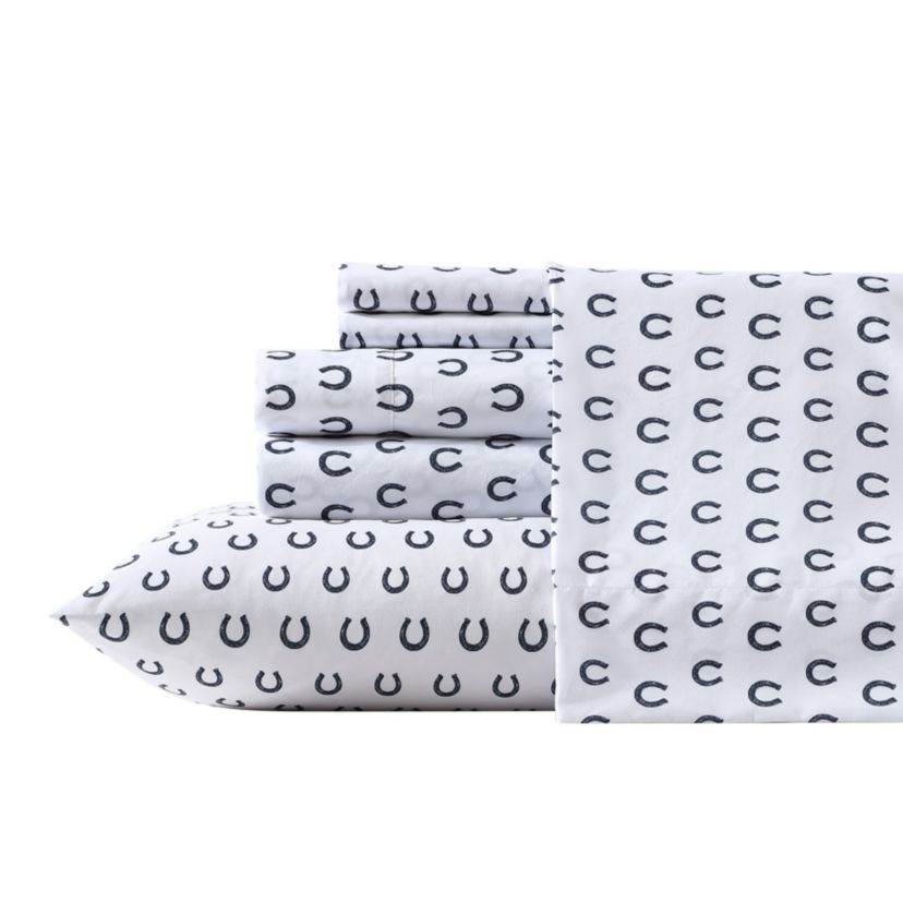 Horseshoe Dots Microfiber Sheet Set