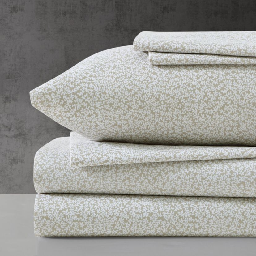 Chill Flowers Microfiber Sheet Set