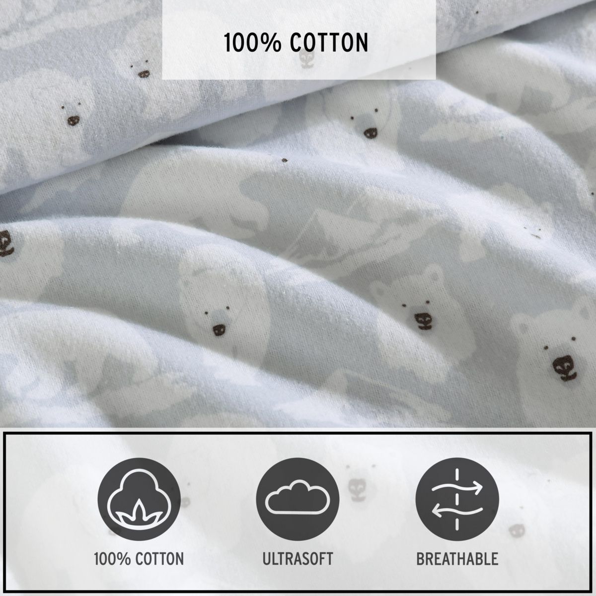 Explorer Bears Cotton Sheet Set