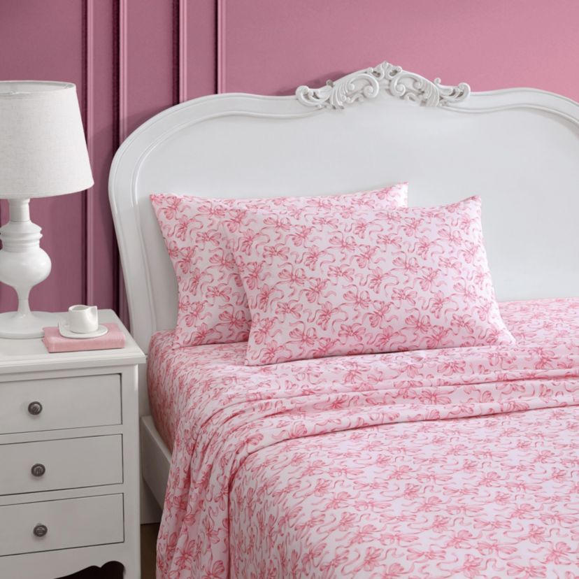 Ballet Bows Microfiber Sheet Set