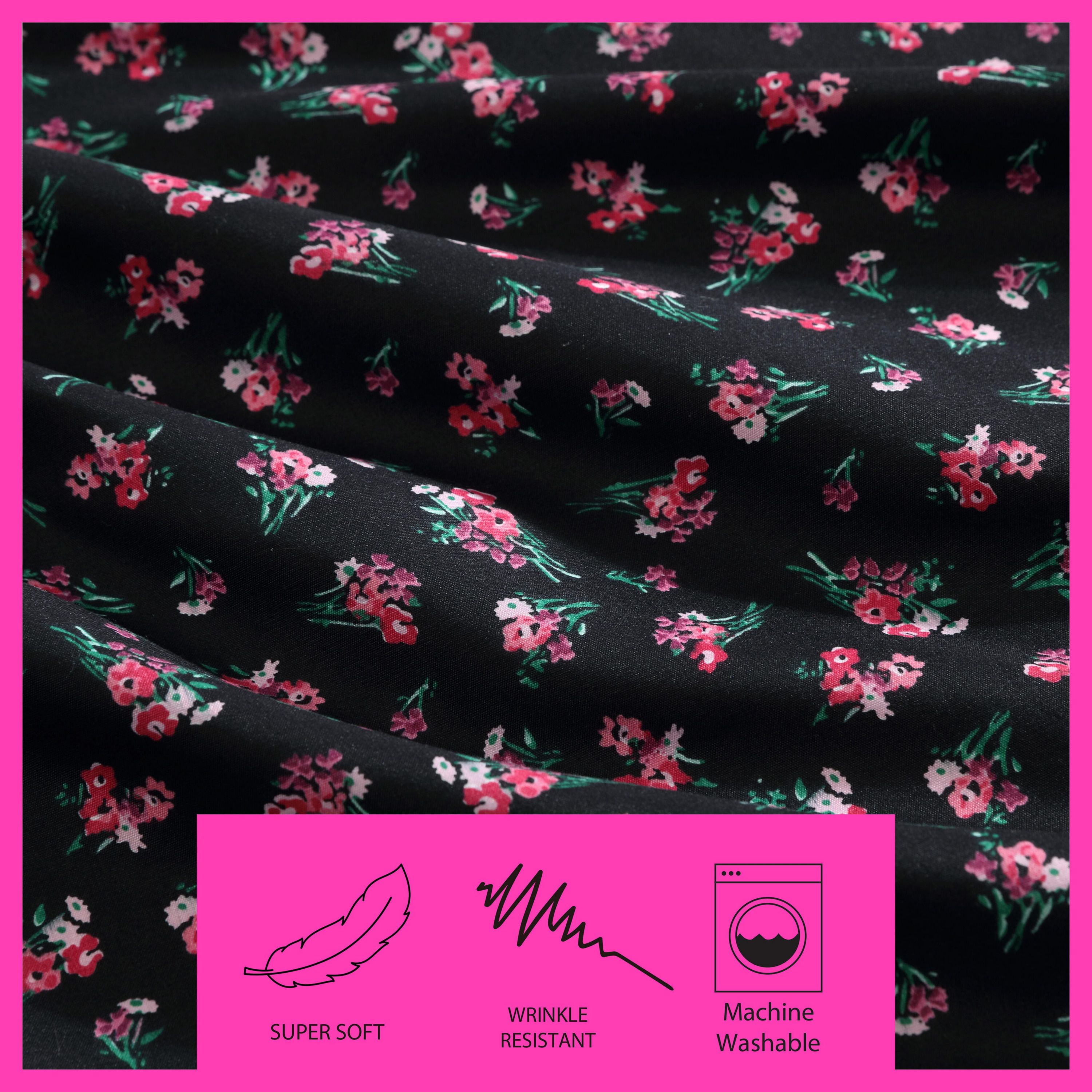 Bouquet Ditsy Microfiber Sheet Set