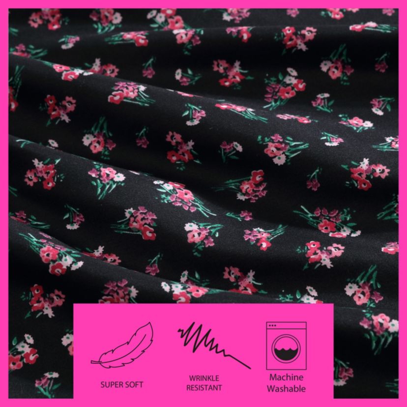 Bouquet Ditsy Microfiber Sheet Set