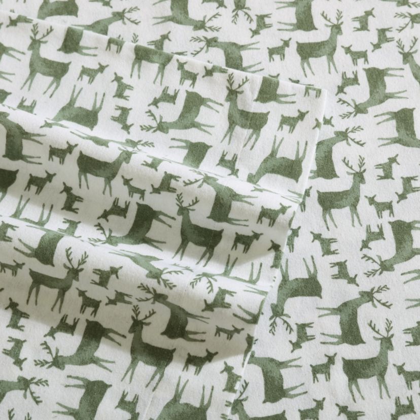 Deer Camp Cotton Sheet Set