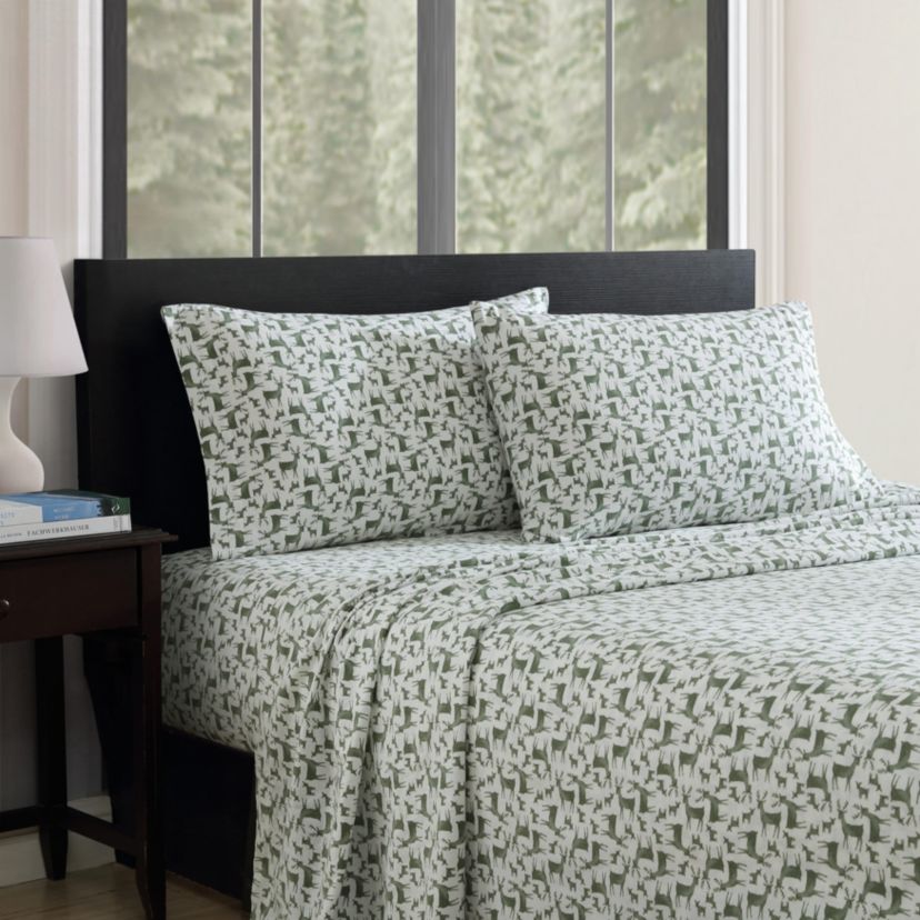 Deer Camp Cotton Sheet Set