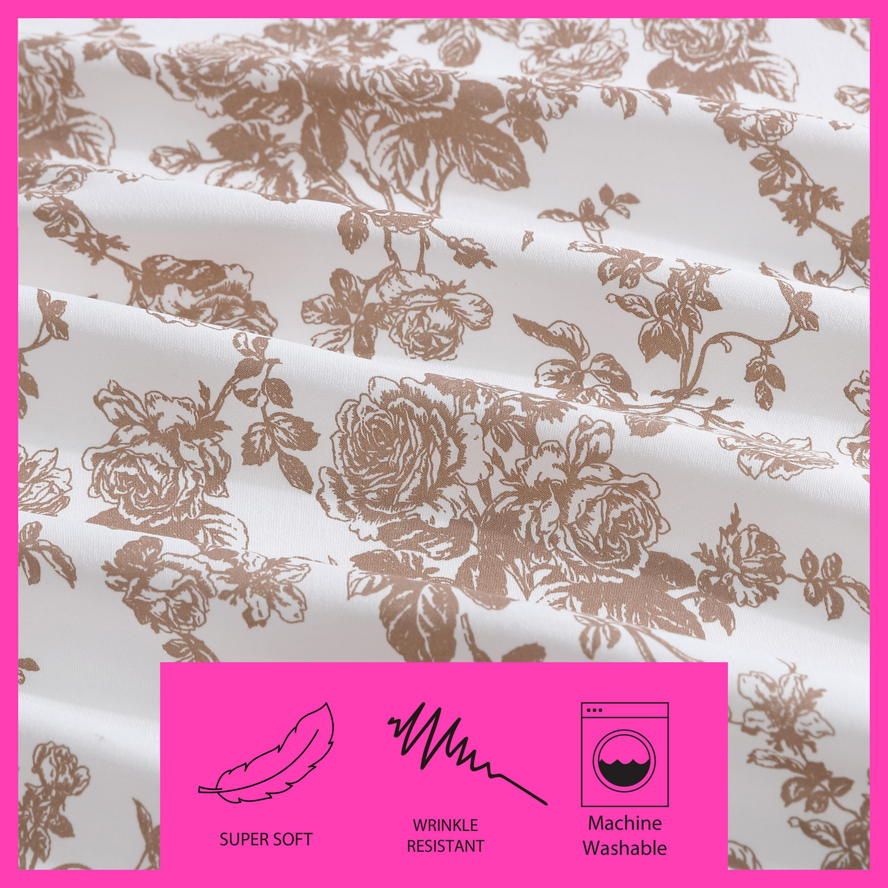 Garden Toile Microfiber Sheet Set