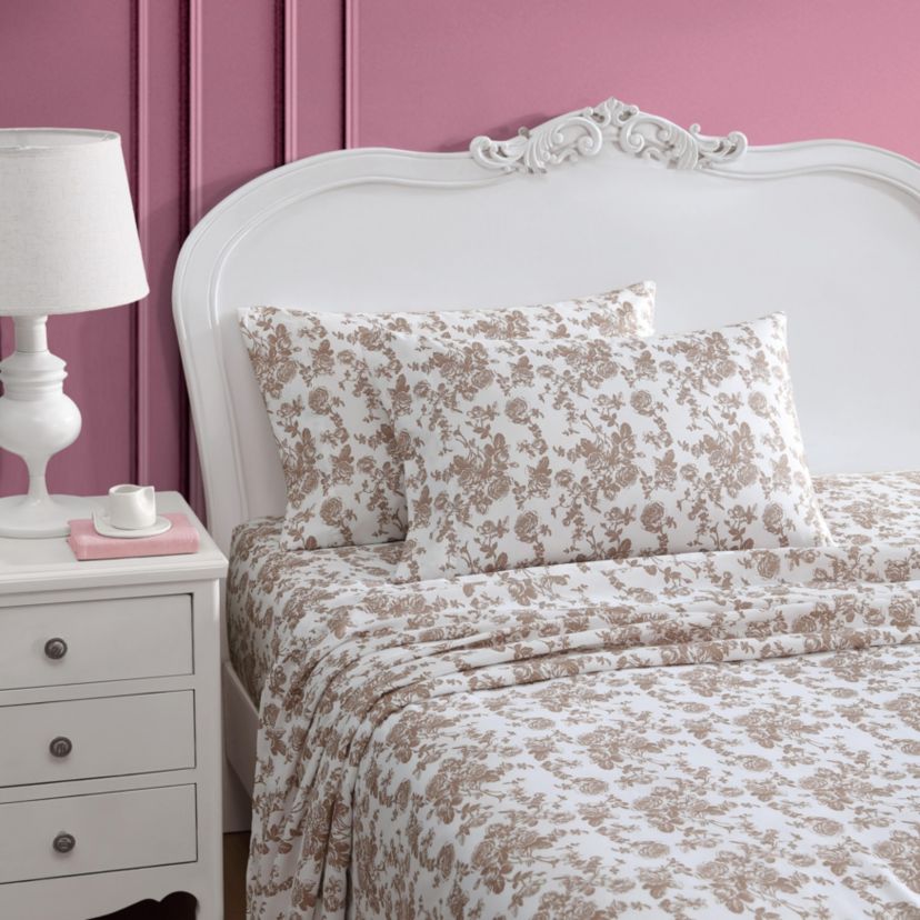 Garden Toile Microfiber Sheet Set