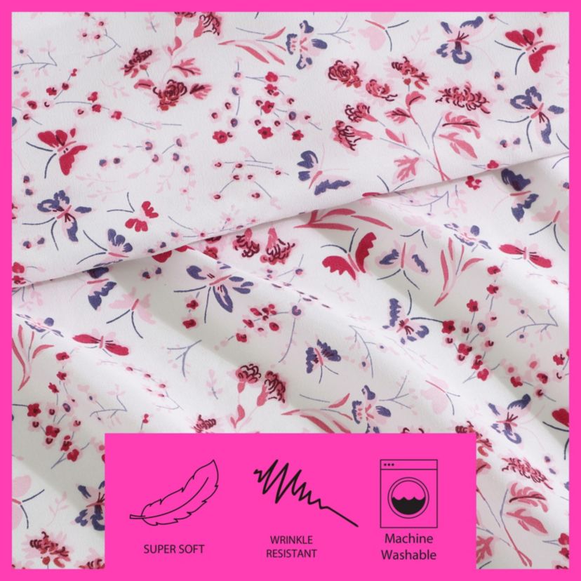 Mystic Garden Microfiber Sheet Set