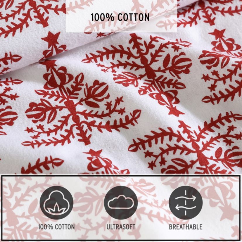 Jolly Trees Cotton Sheet Set