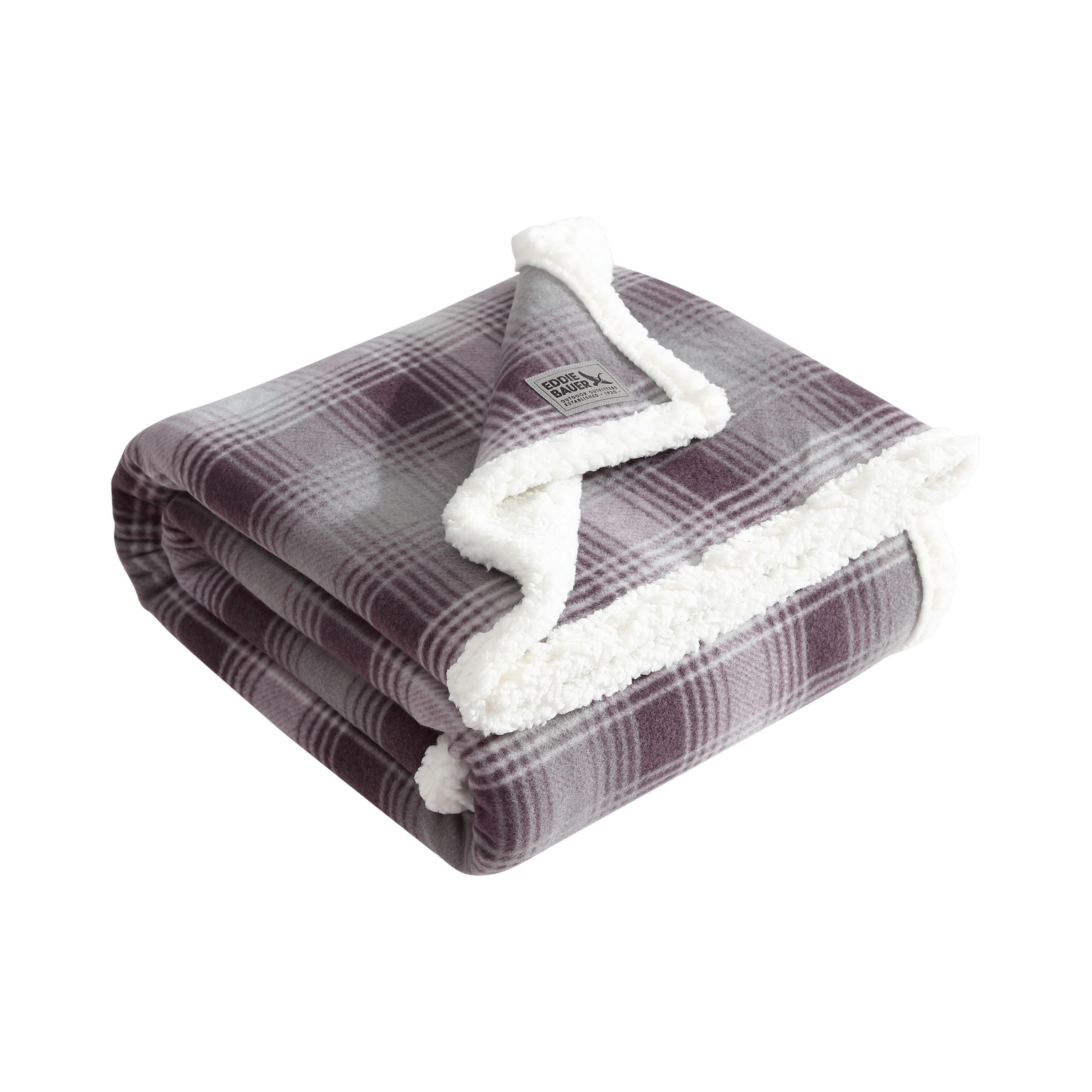 Nordic Plaid Microfiber Throw Blanket