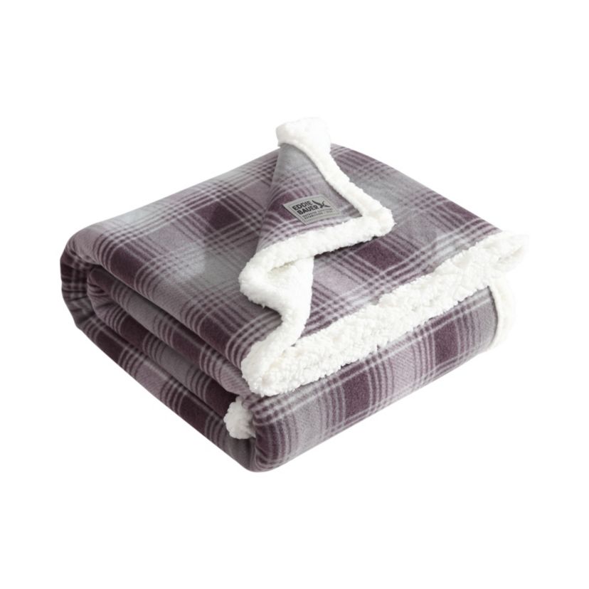 Nordic Plaid Microfiber Throw Blanket