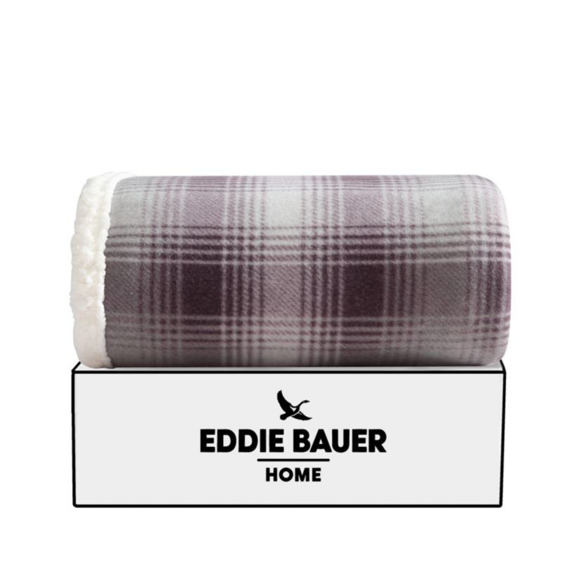Nordic Plaid Microfiber Throw Blanket