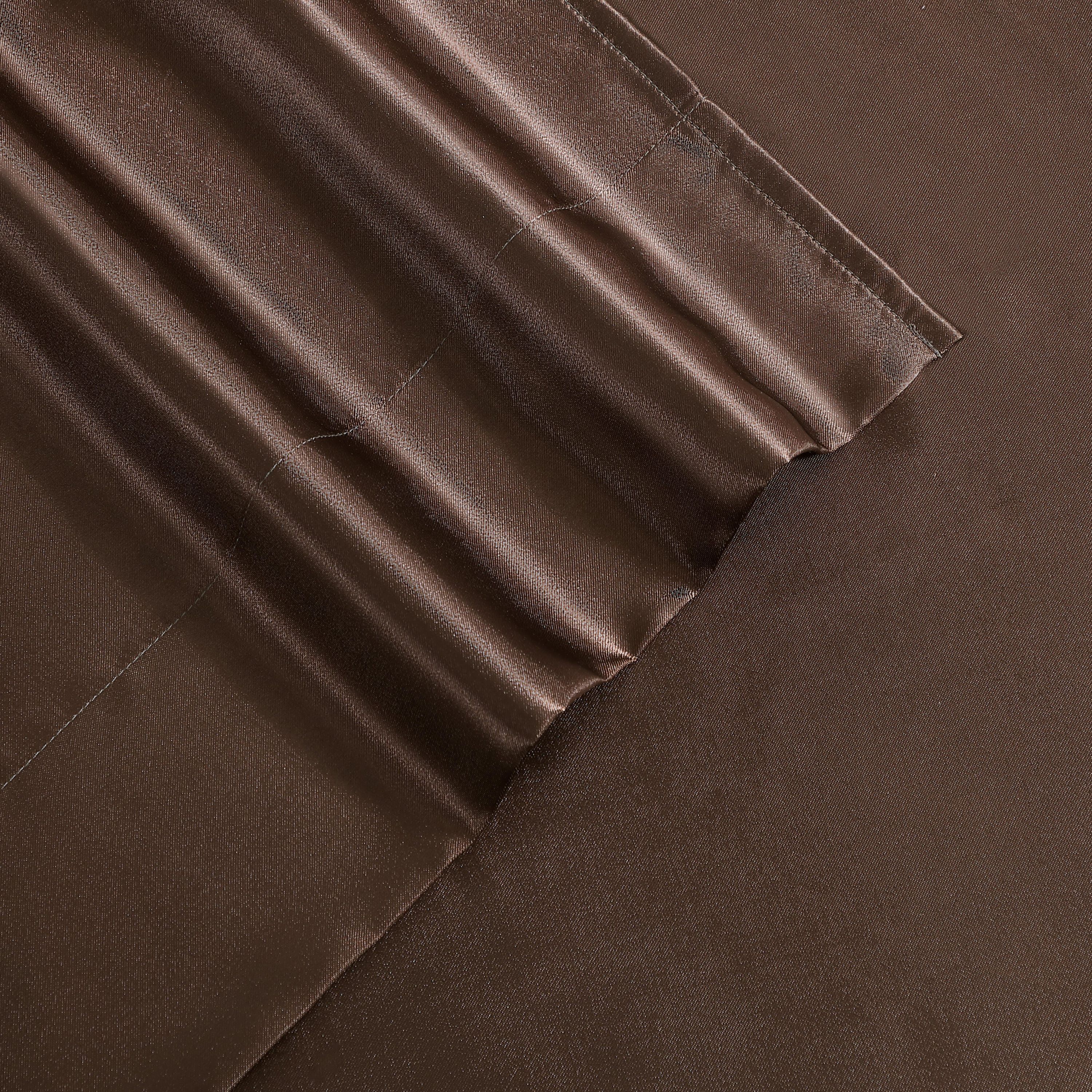 BJ Solid Satin Microfiber Sheet Set