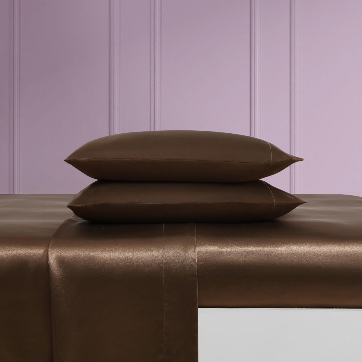 BJ Solid Satin Microfiber Sheet Set