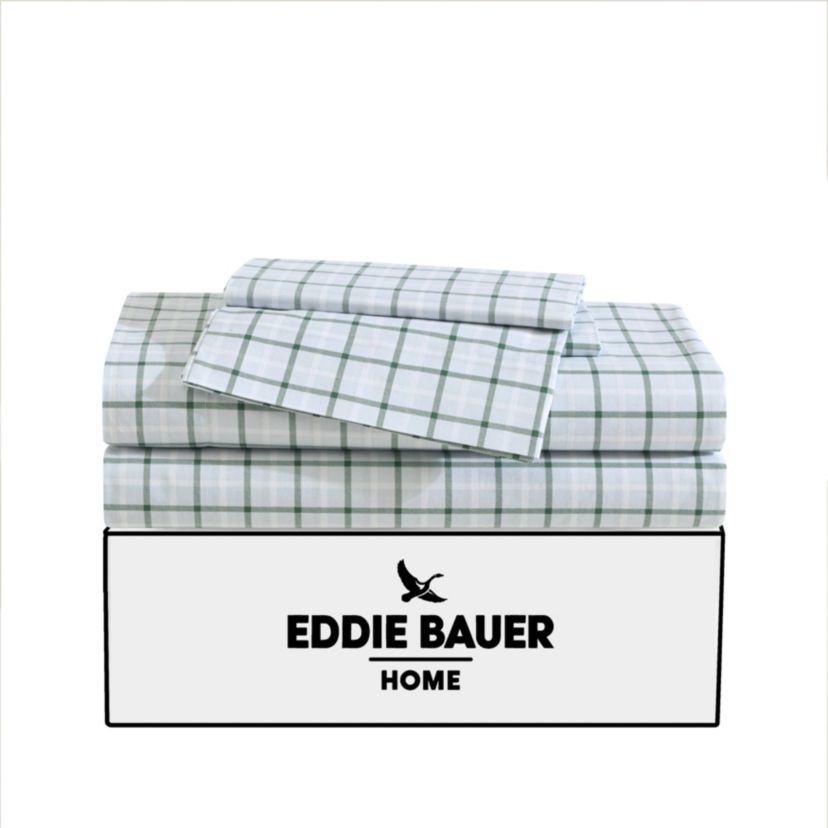 Classic Tattersall Plaid Cotton Sheet Set