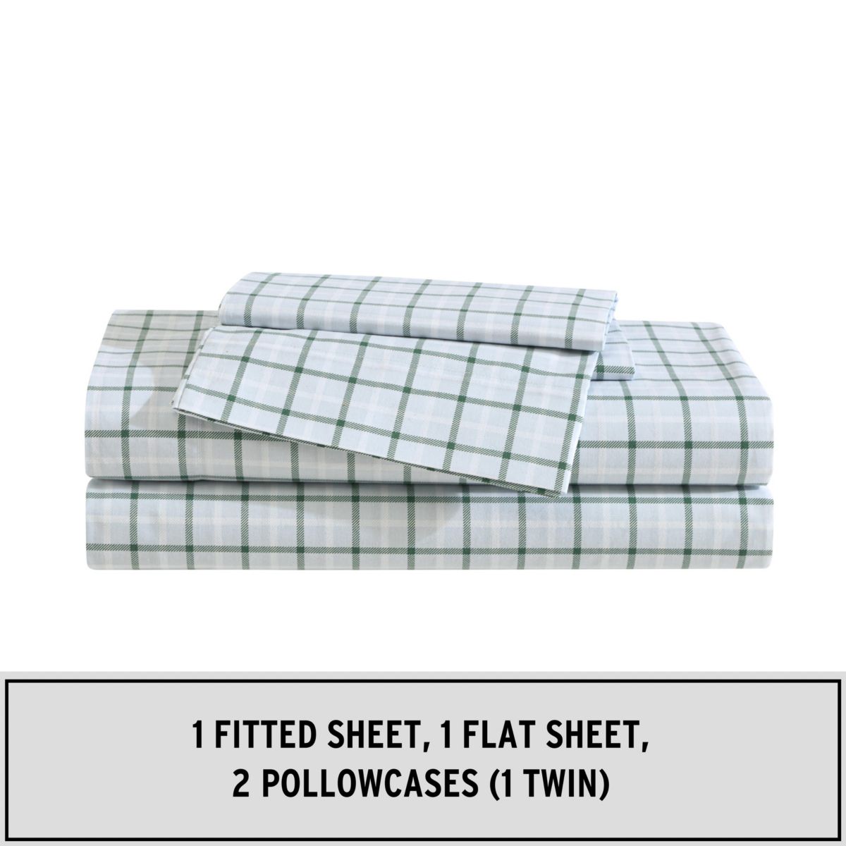 Classic Tattersall Plaid Cotton Sheet Set