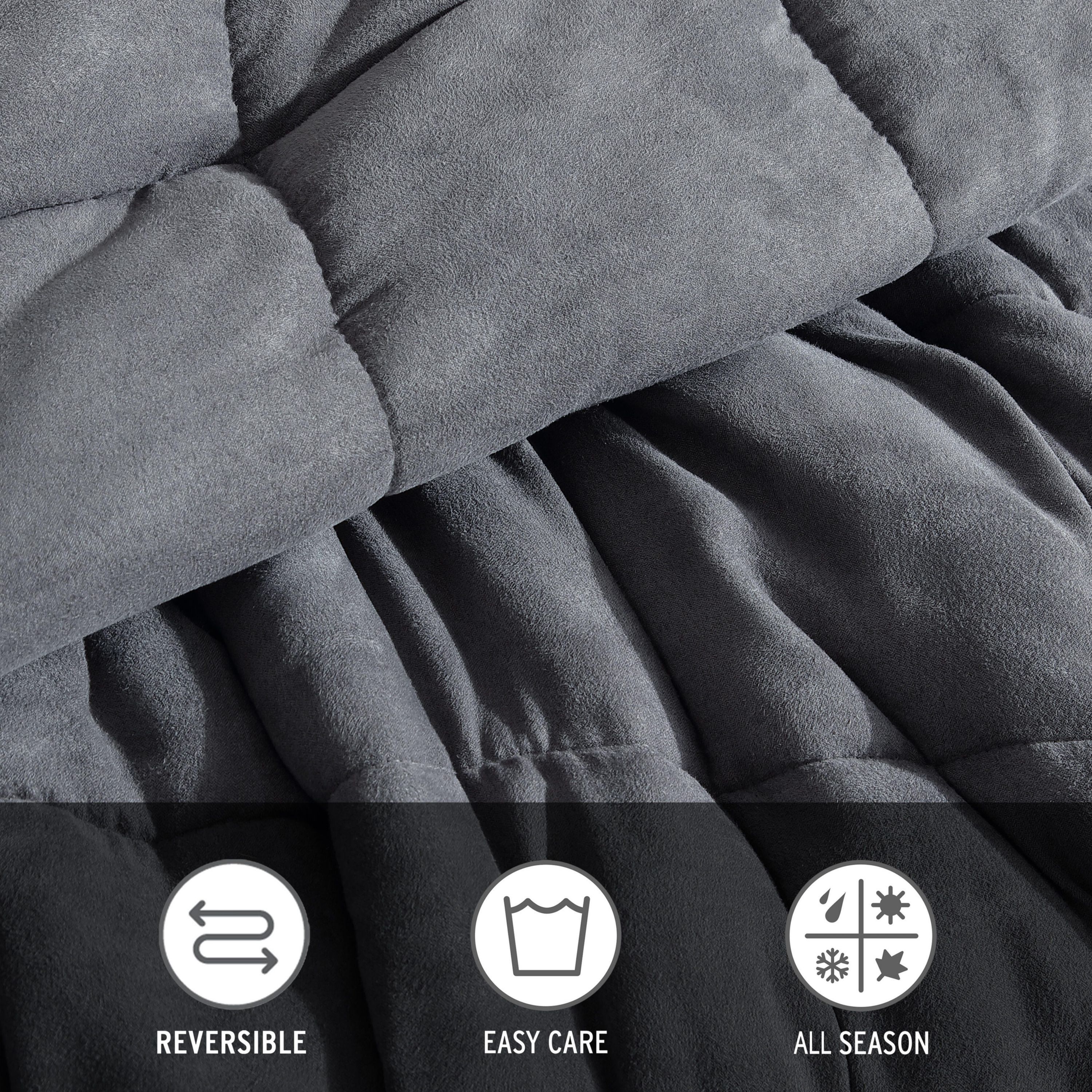 Cabin Plaid Microfiber Comforter-Sham Set