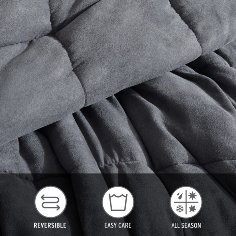 Cabin Plaid Microfiber Comforter-Sham Set