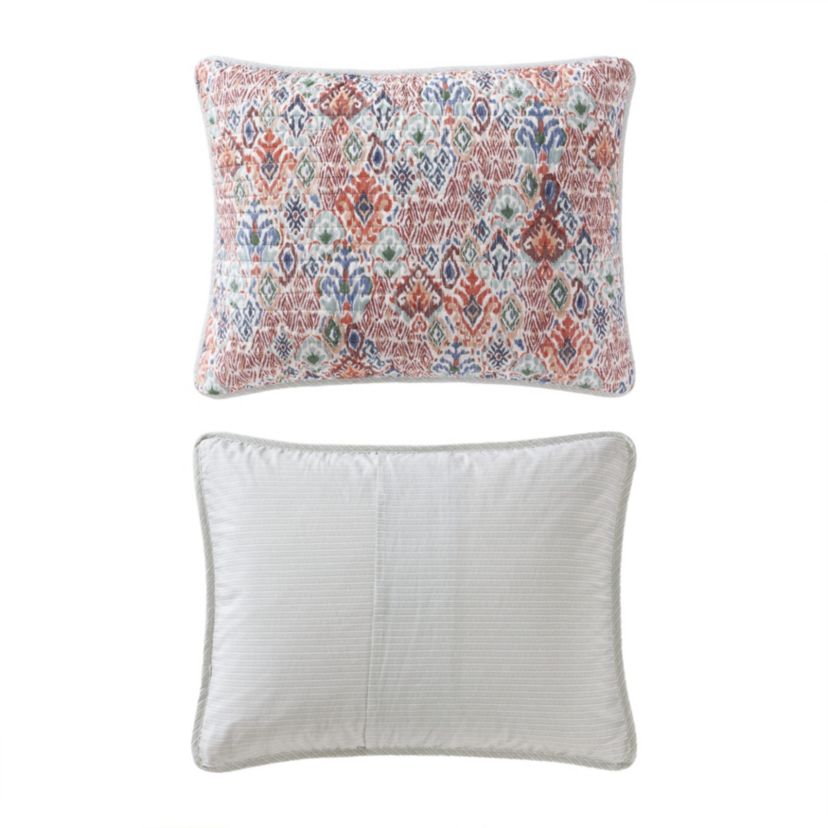Ikat Tropics Cotton Quilt-Sham Set