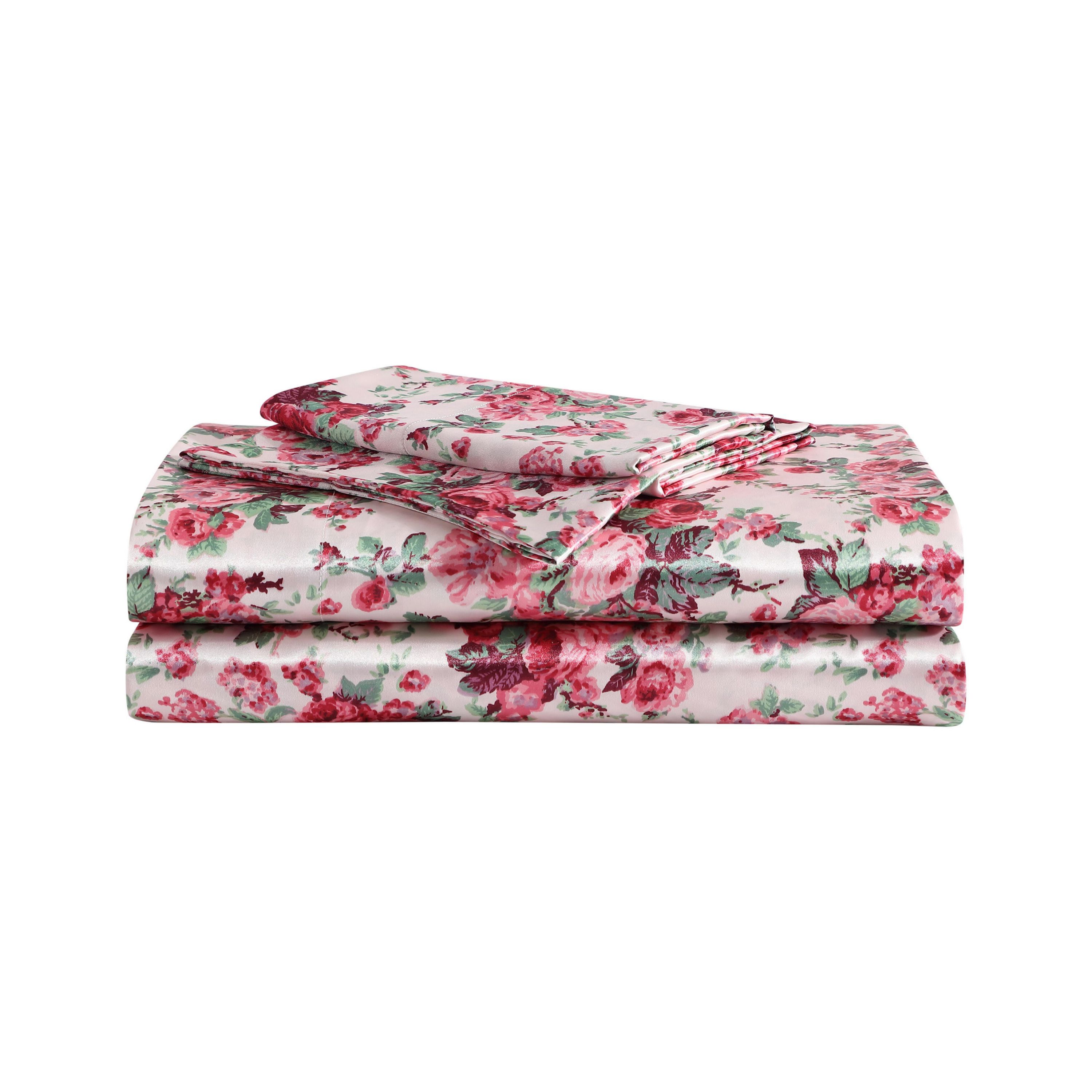 Vintage Floral Microfiber Sheet Set