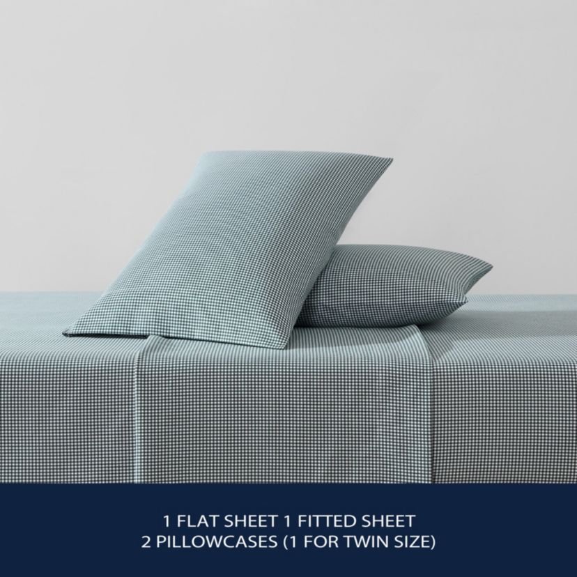 Bayside Plaid Microfiber Sheet Set