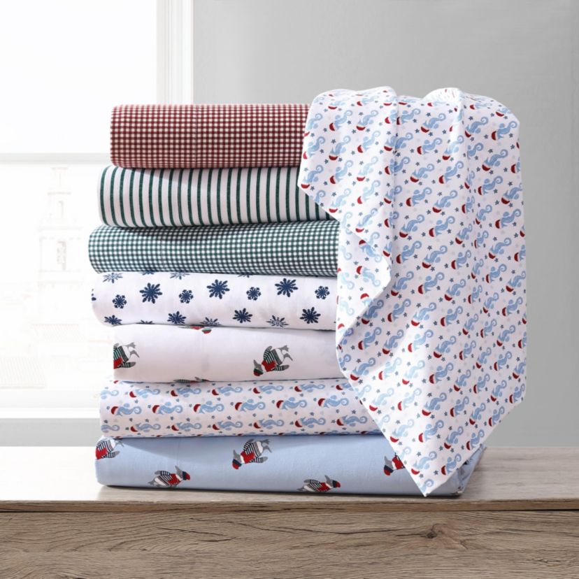 Holiday Seahorse Microfiber Sheet Set
