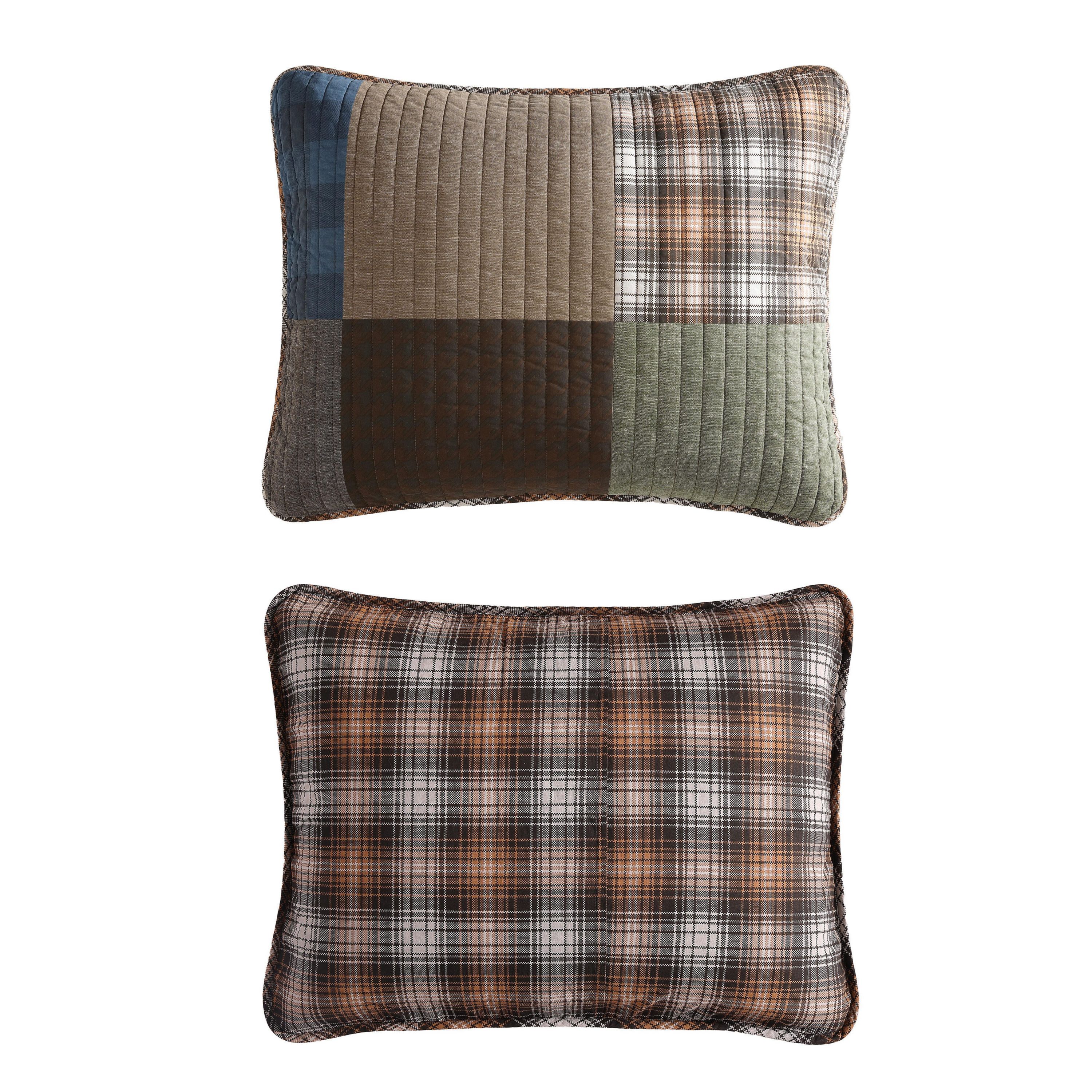 Classic Patchwork Cotton Quilt-Sham Set