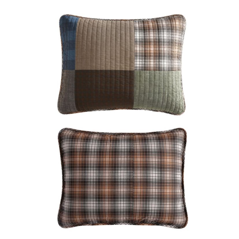 Classic Patchwork Cotton Quilt-Sham Set