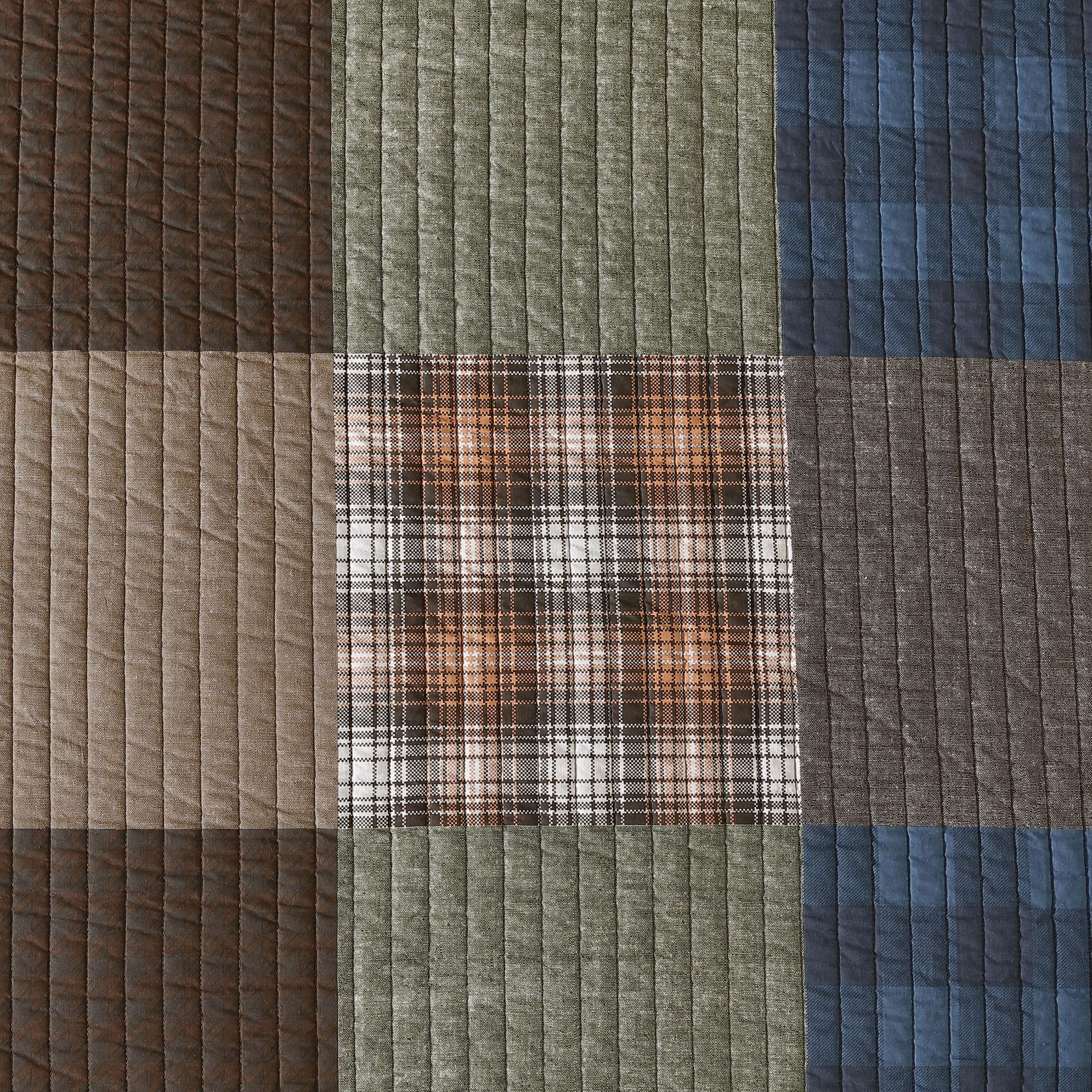 Classic Patchwork Cotton Quilt-Sham Set