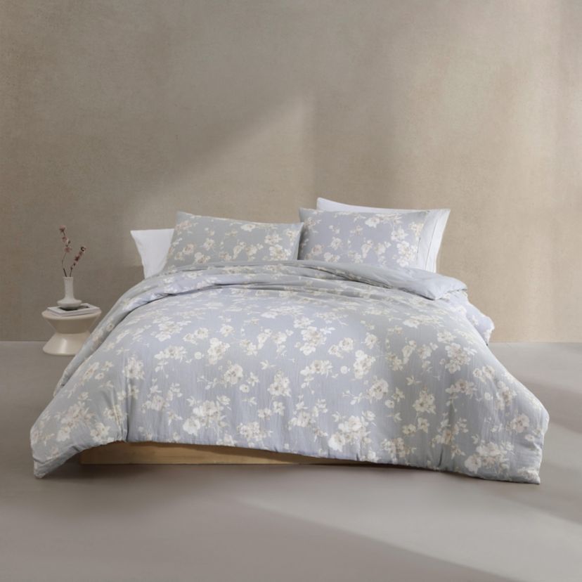 Eternity Floral Cotton Duvet Cover Set