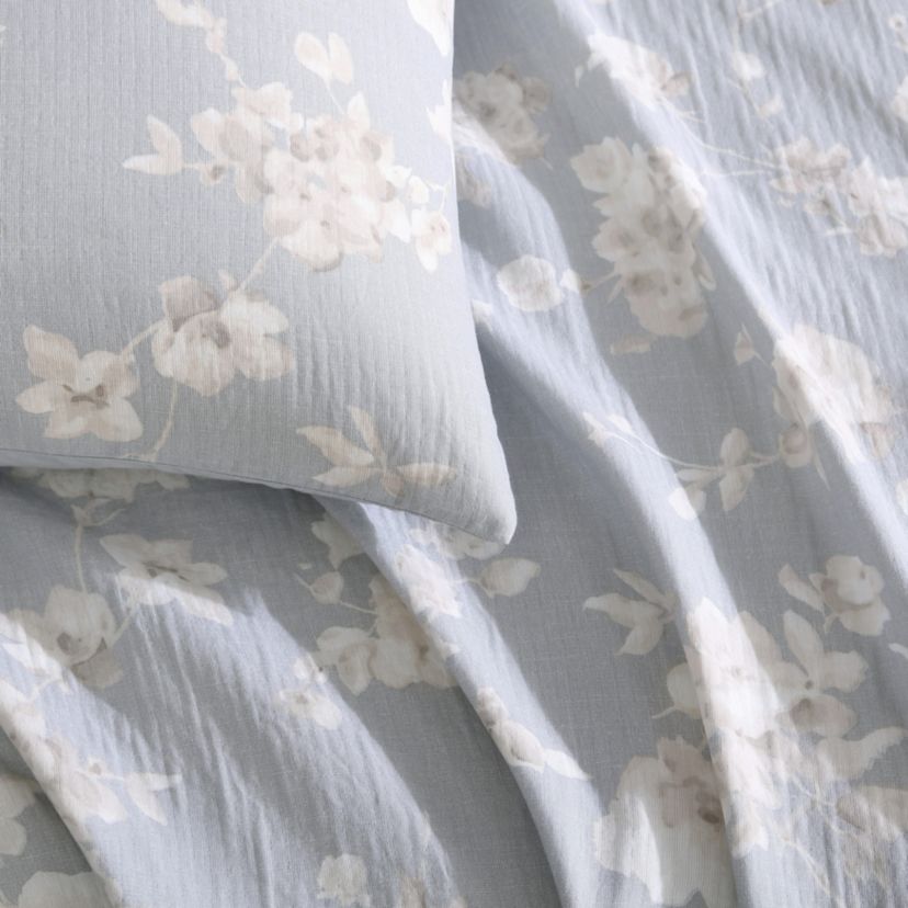 Eternity Floral Cotton Duvet Cover Set