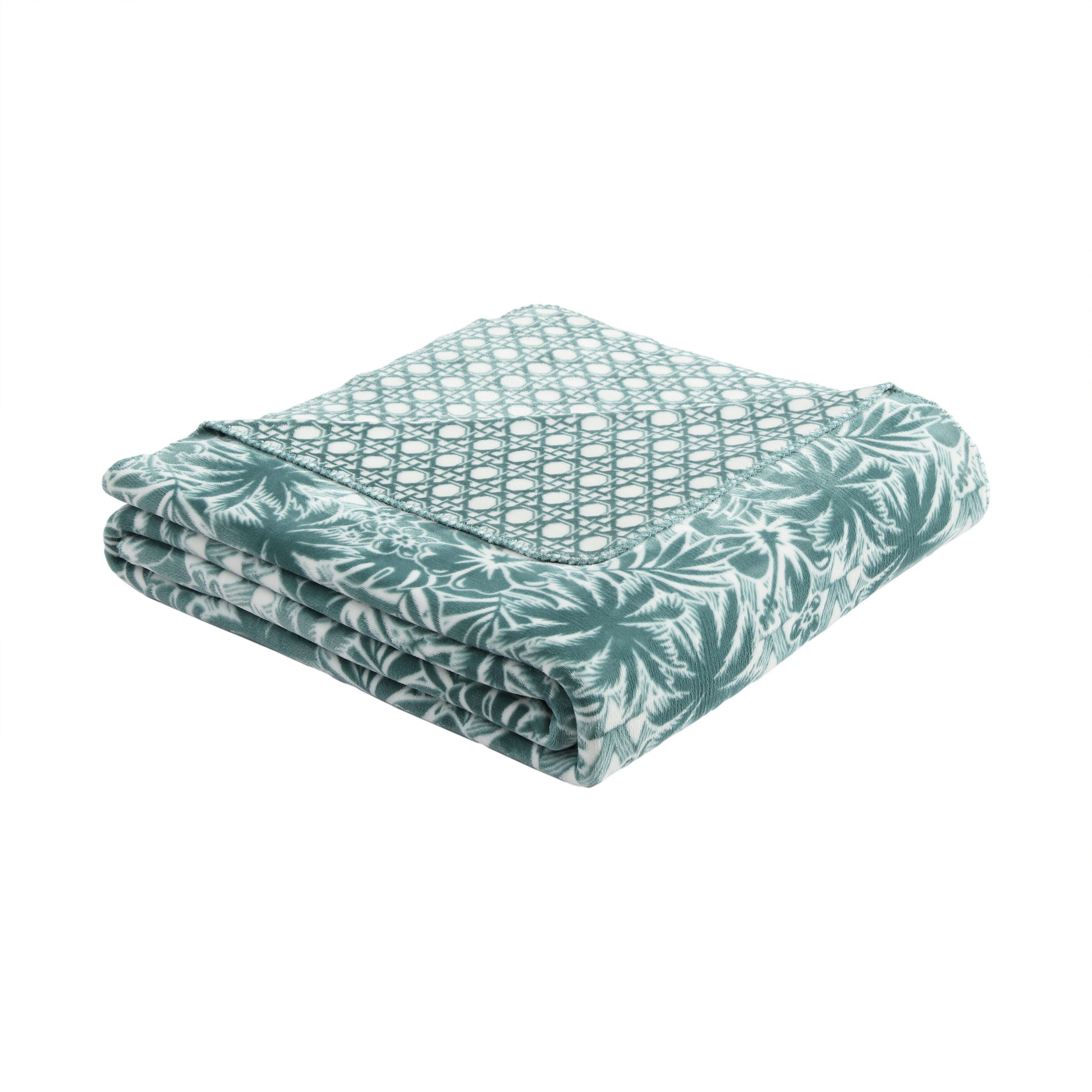 Laniaki Fronds Microfiber Blanket