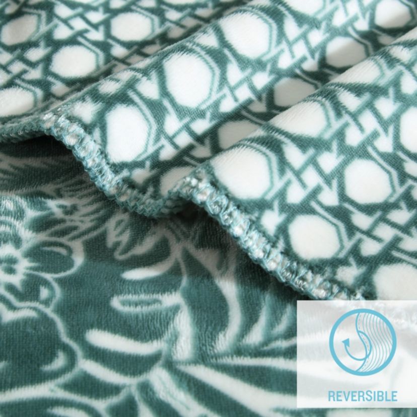 Laniaki Fronds Microfiber Blanket