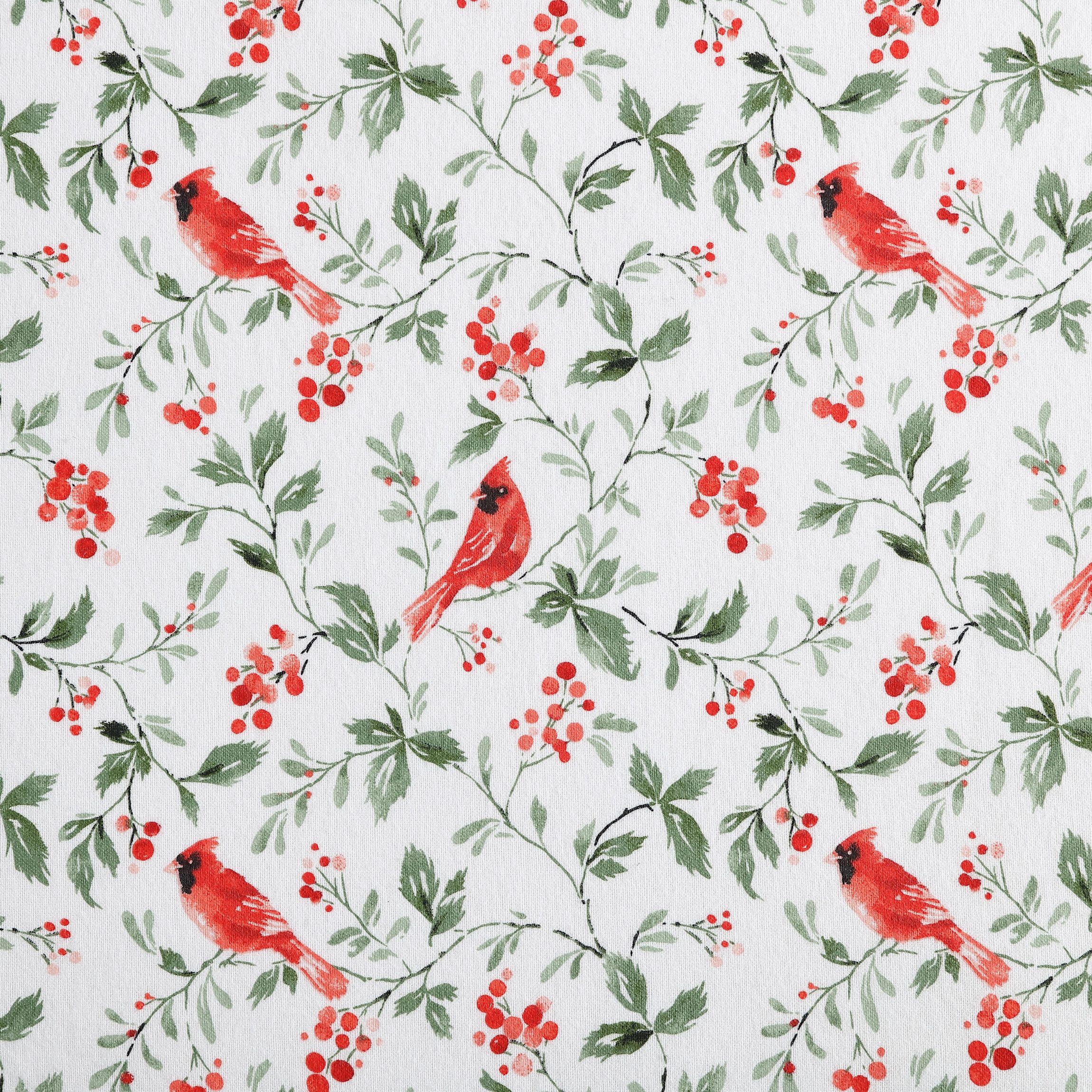 Jolly Cardinals Cotton Sheet Set