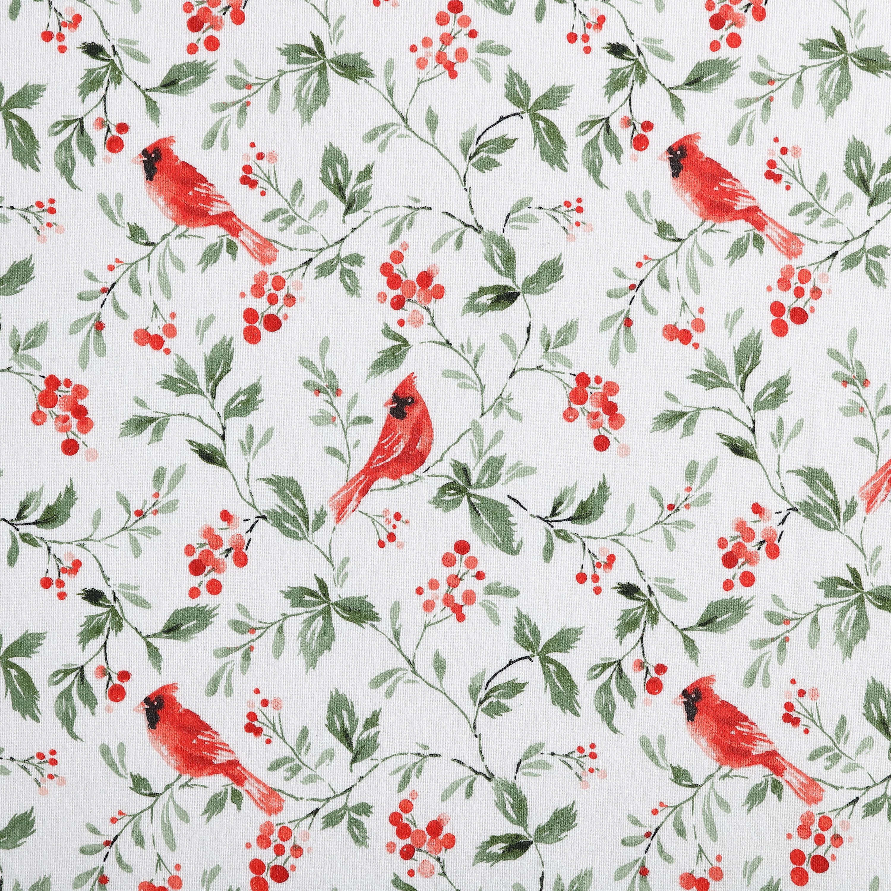 Jolly Cardinals Cotton Sheet Set