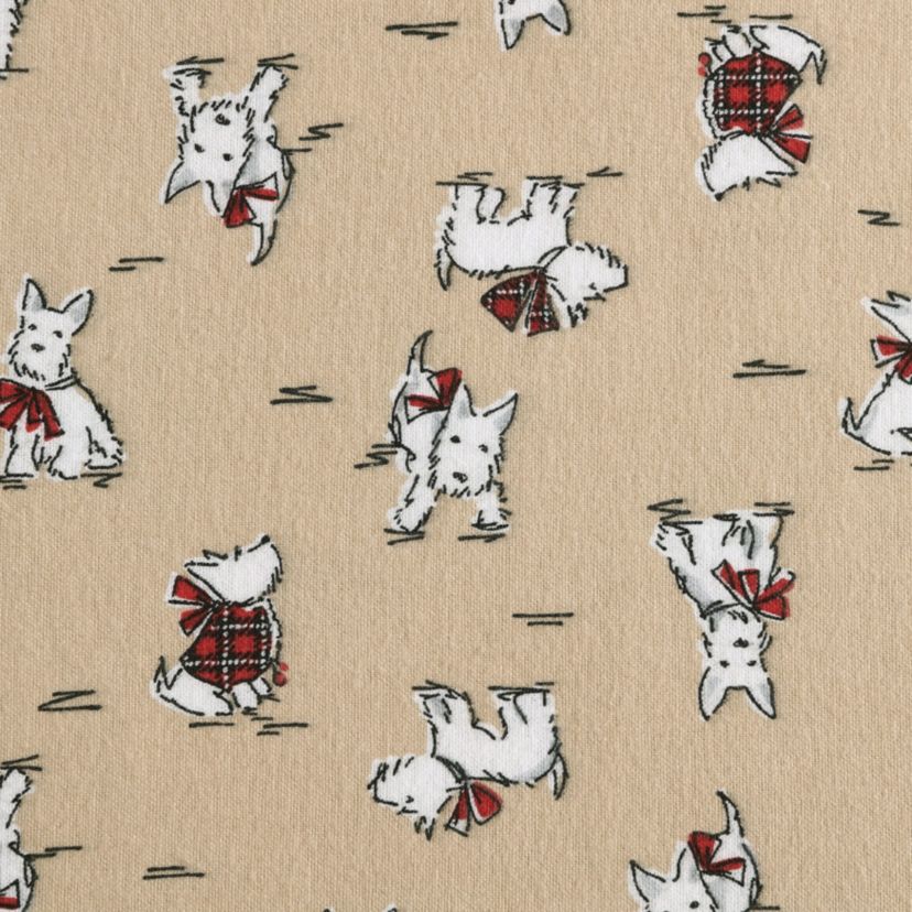 Holiday Scottie Cotton Sheet Set