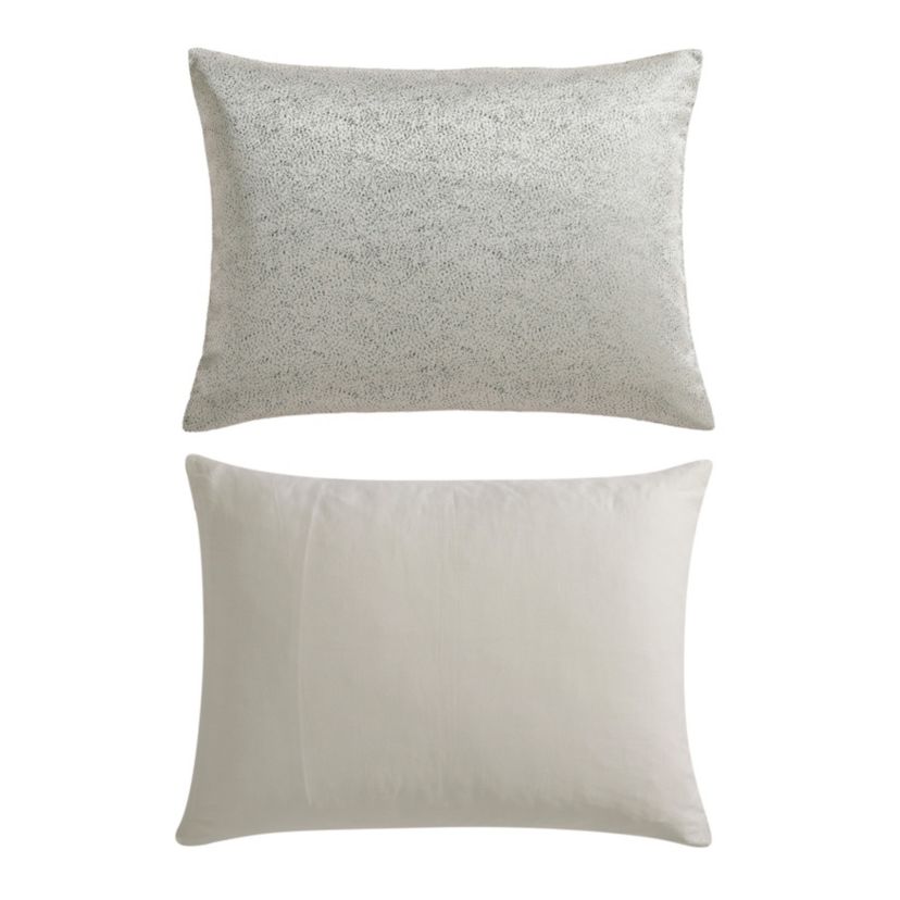 Speckled Satin Weave Microfiber Duvet Cover Set