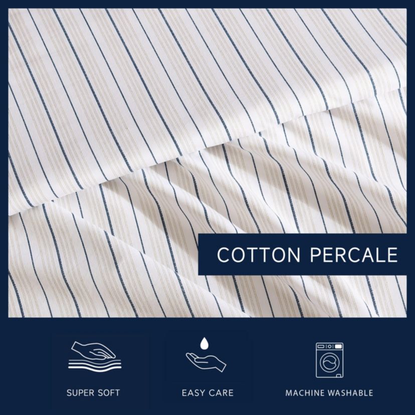 Beaux Stripe Cotton Sheet Set