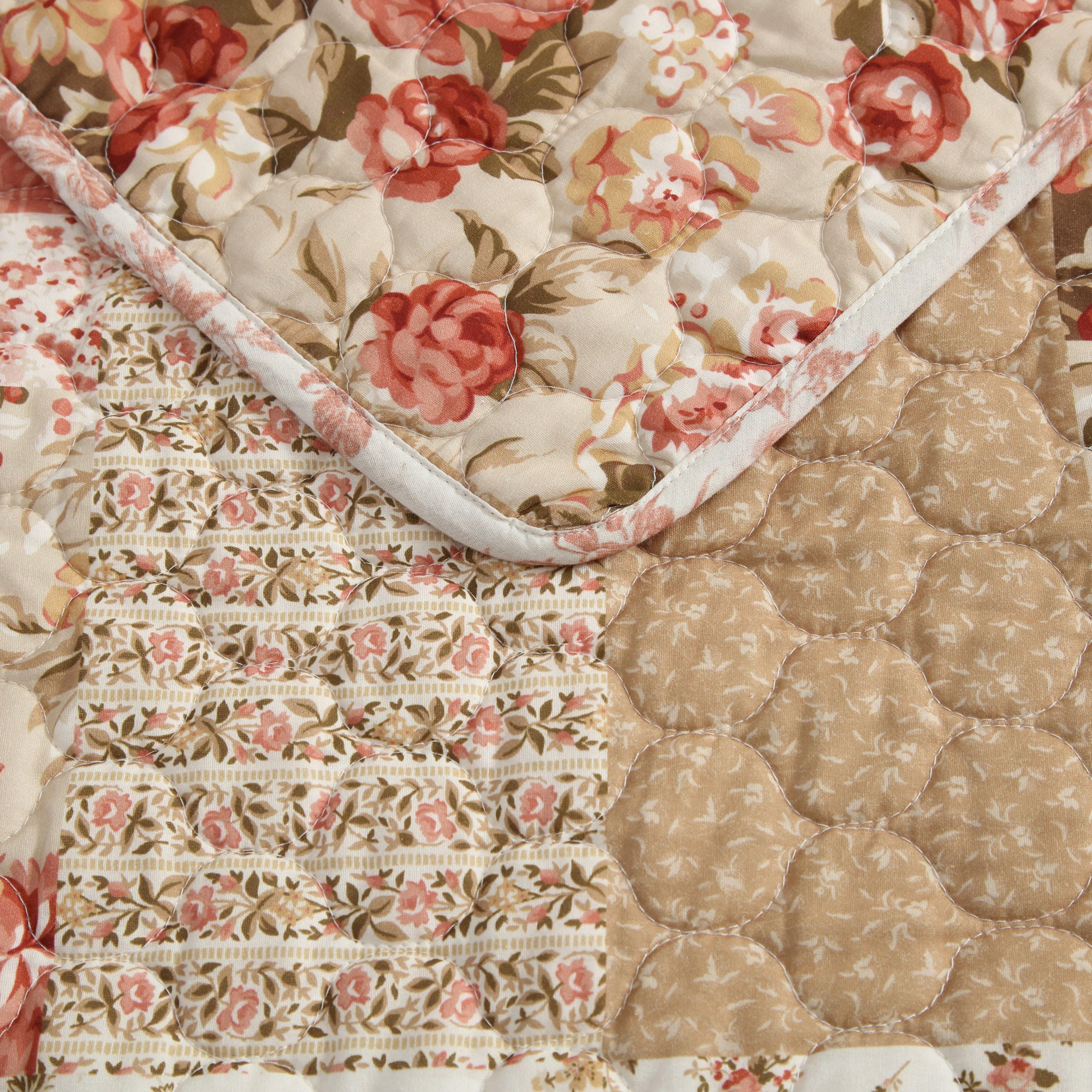 Harrietta Patchwork Cotton Quilt-Sham Set