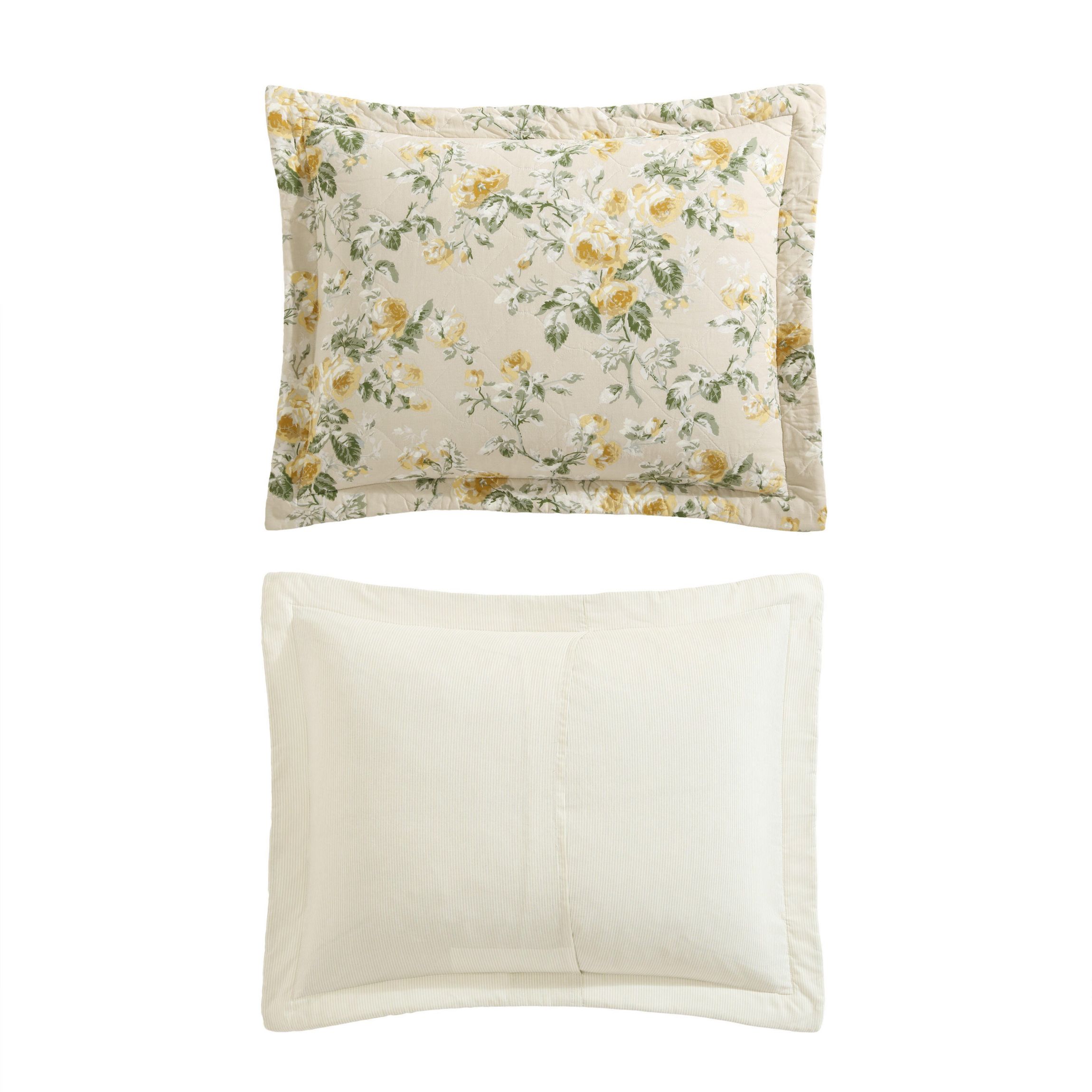 Roses Cotton Quilt-Sham Set