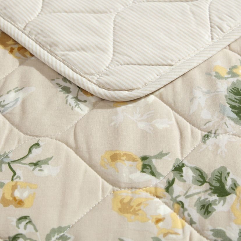 Roses Cotton Quilt-Sham Set