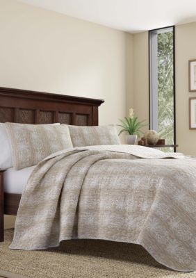 Tommy Bahama Pineapple Stripe Quilt Set Belk